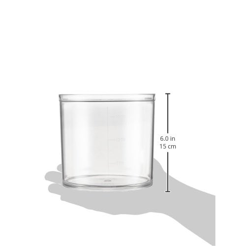 Endo Shoji Commercial Multi-Purpose Pot, 14cm (with Graduated Measuring Scale), Polycarbonate Resin, Made In Japan, LTM01014