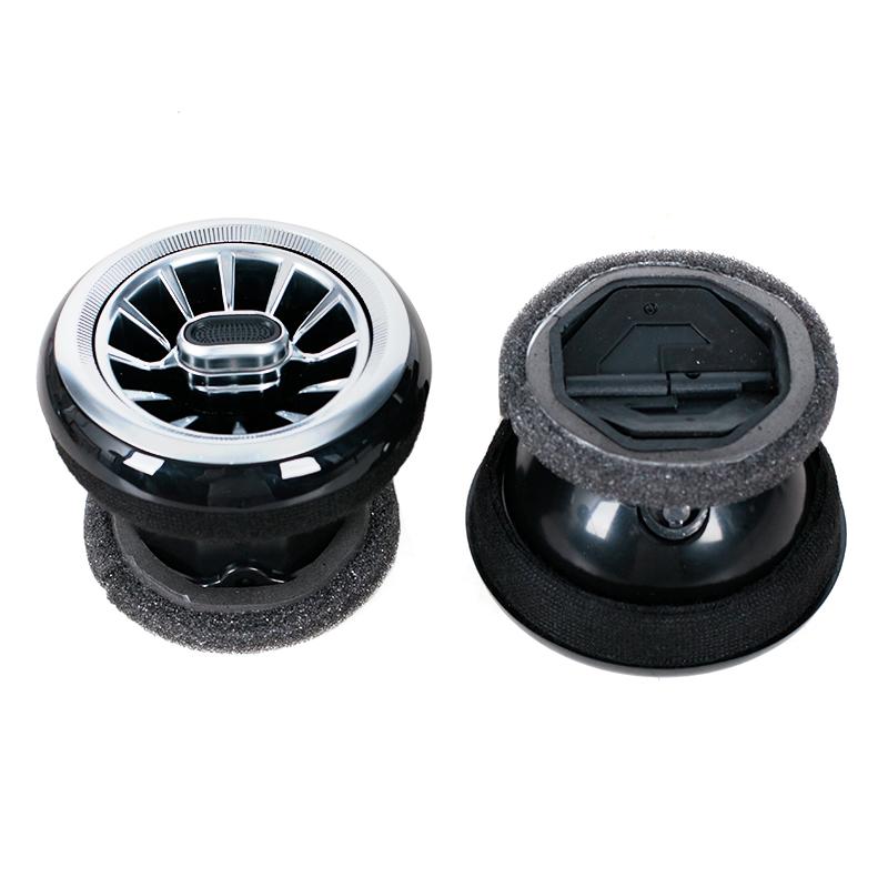 Car LED Front Dashboard AC Air Condition Vent Outlet Turbo Interior Trim For Suzuki Vitara 2016-2018