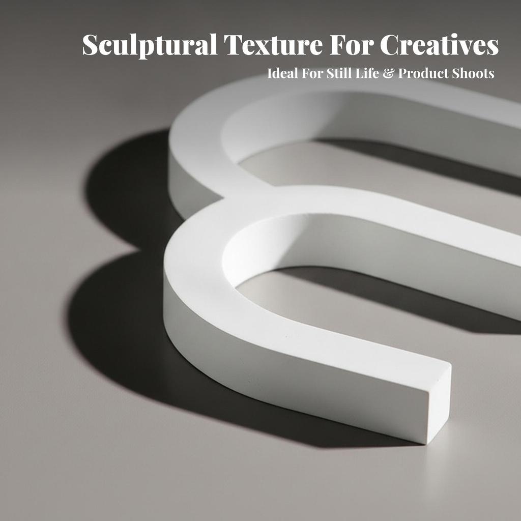 Product Photography Props Sturdy Resin Prop Minimalist