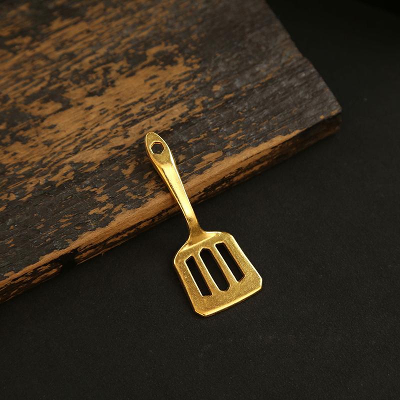 Mini Pala Dorata Pentola Dorata Portachiavi Gadget di Gioco Teamfight Tactics Portachiavi Giocattolo Creativo Ciondolo Portachiavi per Borsa Chiavi Auto