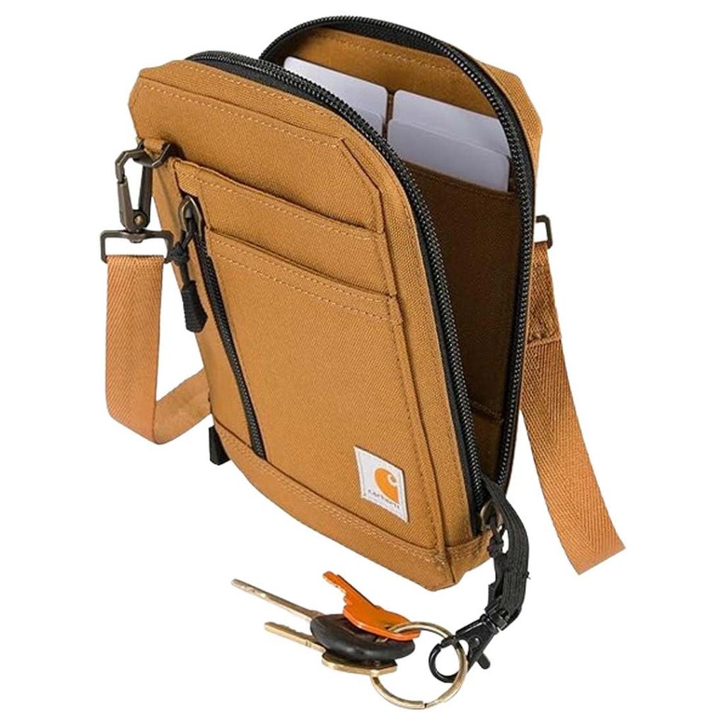 Body Bag Shoulder Bag Crossbody Wallet Durable Outdoor Festival Smartphone Small Item Pouch B0000396 Brown [Carhartt] Water-repellent (CBR) ONE_SIZE