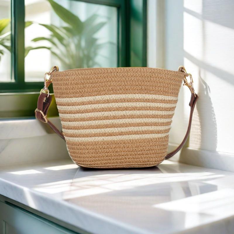 

Straw women s bag summer wind new beach bag seaside outdoor travel vacation retro messenger bag batch