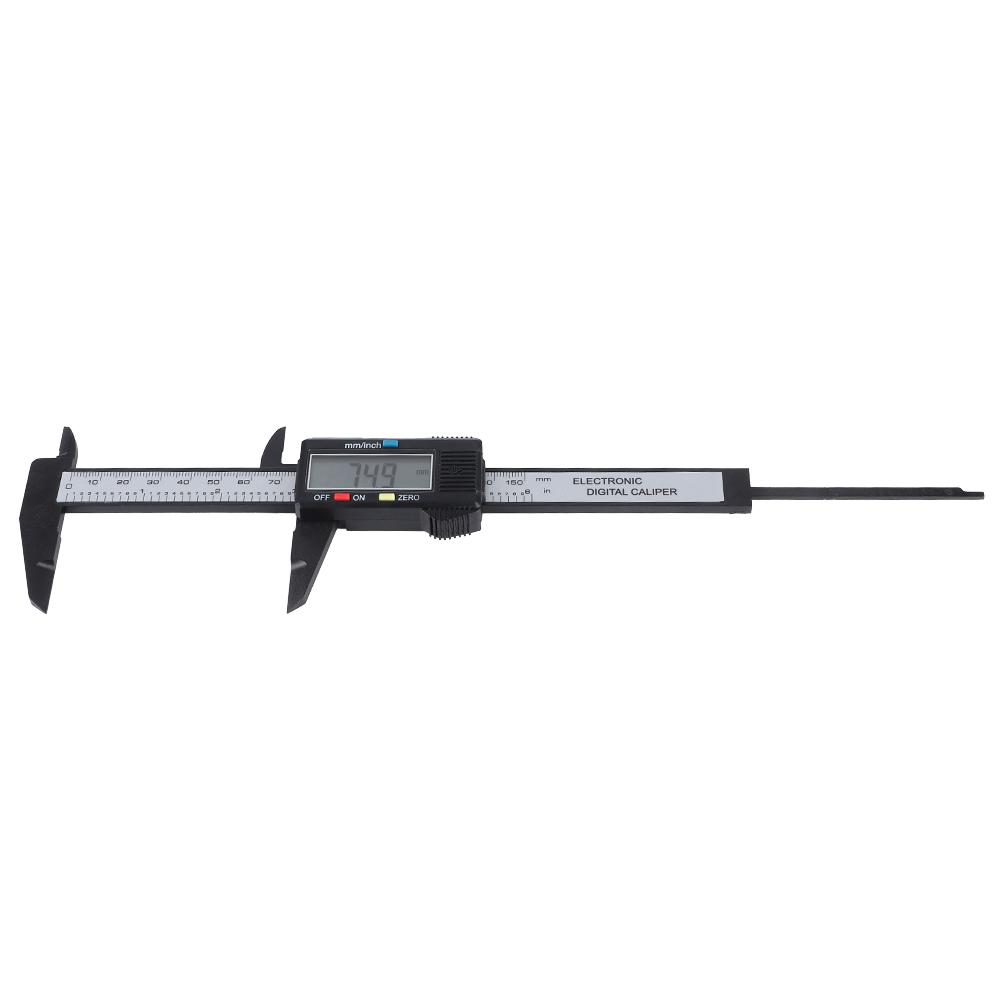 150mm Black Electronic LCD Display Vernier Caliper Ruler Gauge Scribing Measuring Tools