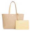 LACOSTE PVC Tote Handbag, Shoulder Bag Regular Women's Beige NF2142AA-T36