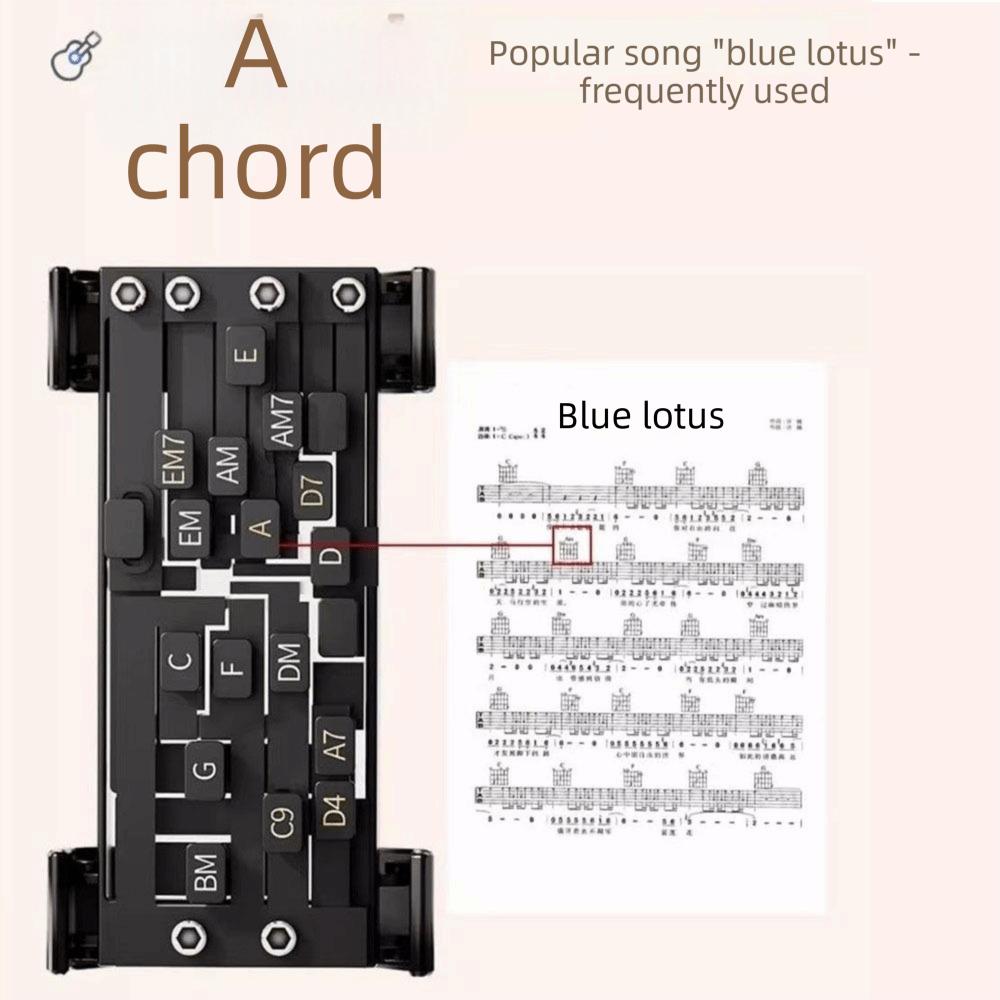 One-Touch Switching Guitar Aid Chords Trainer Guitar Teaching Trainer  Practice Sessions