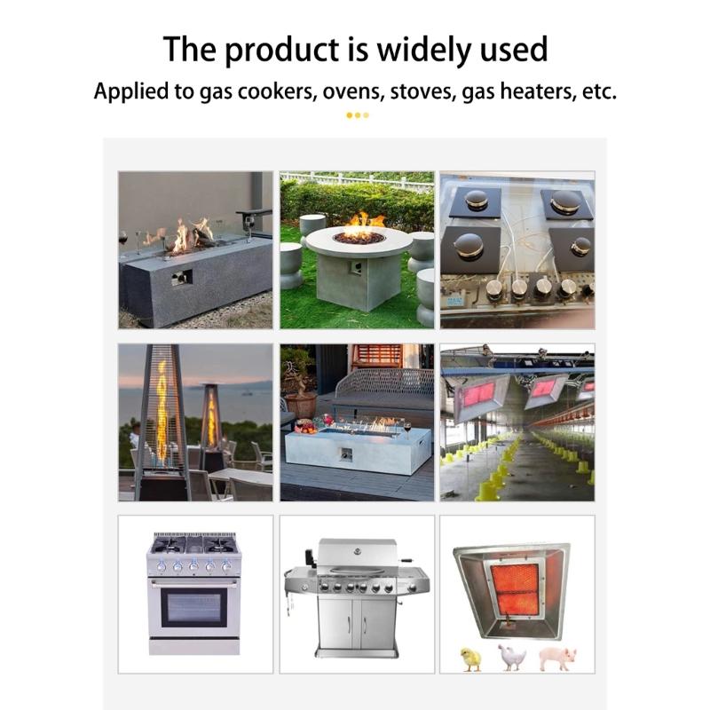 Praktische Messing Gasgrills Thermoelement 150cm Temperaturfühler mit M 9 1 Mutter für Gewerbebrenner