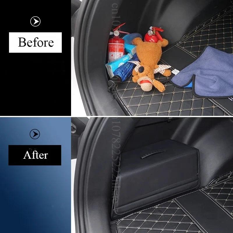 Trunk Organizer For Grand Koleos Monjaro Stroage Box For Geely Xingyue L Stowing Tidying Modification Car Interior Accessories