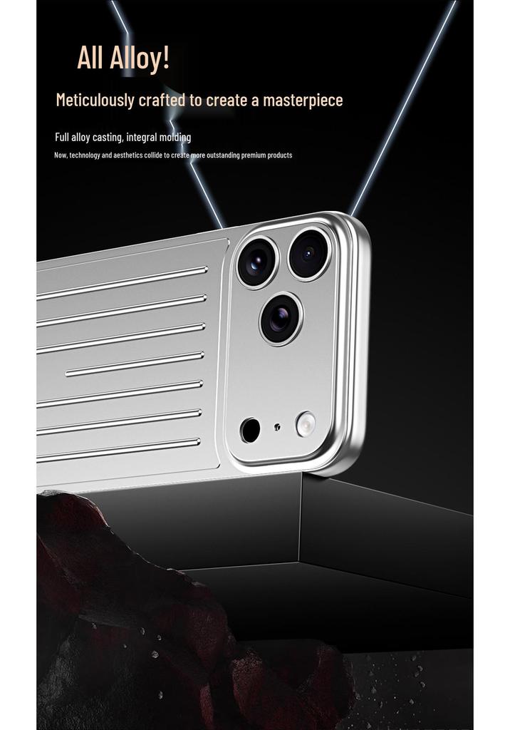 Minimalist Drop-Proof Suitcase Style Case for iPhone 17 & 16 Pro Max