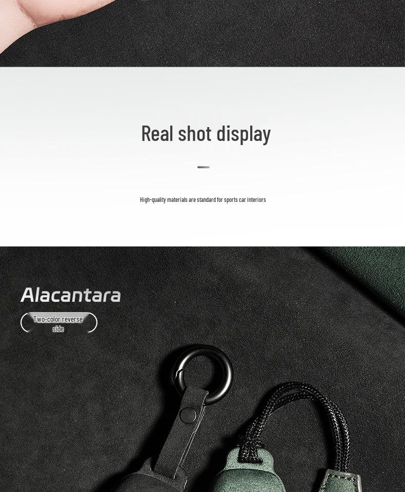 Changan CS75 Plus/CS55 Alcantara Suede Leather Car Key Protective Cover