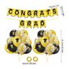 Graduation Party Decorations Kit with Balloons Bunting for Ceremony Home School Decoration