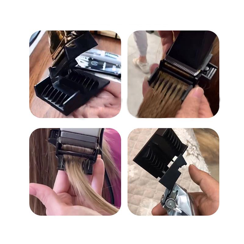 1 Stück Professioneller Trimmeraufsatz Klingenaufsatz Schutzkamm Führung Haare Spliss Entfernen Salon Friseurwerkzeug