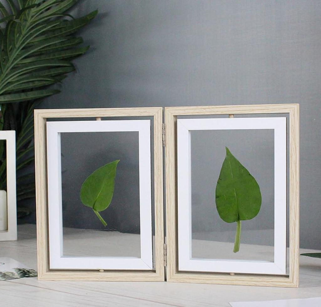 Koundeneko Rotating Photo Large Double Photo Design Photo Photo Photo Frame Frame, Size, Foldable, Sided, Frame, Stylish, Vertical, Frame, Postcard,