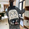 Student schoolbag High value junior high school girls backpack New large capacity backpack Student spine bag