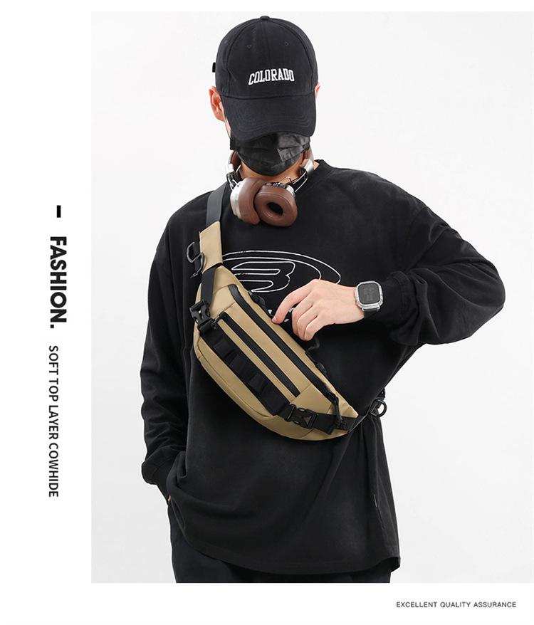 Luya Men's Multifunctional Waterproof Waist Bag for Fishing and Outdoor Travel