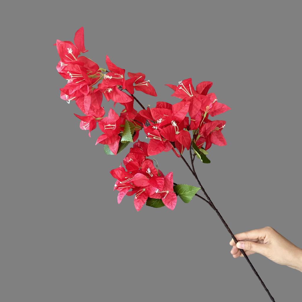 76cm Artificial Plum Blossom 24/51 Heads Silk Flower New Fake Bougainvillea Spectabilis  Wedding