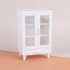 Mini Furniture Dollhouse Cupboard Pretend Play Doll Display Cabinet  Doll House Accessories
