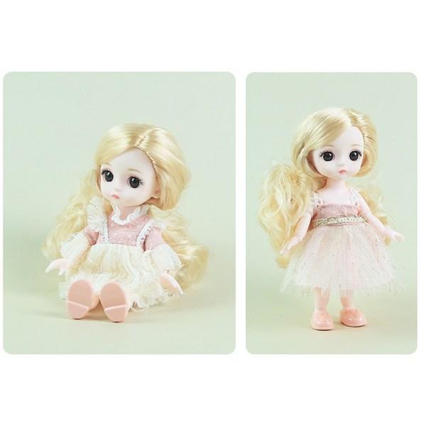 Sariel Celebrities Ball Jointed Doll 16cm + 2 Clothes + 2 Shoes Set, Belle (doll)