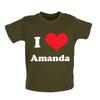 I Love Amanda - Baby Kids Boys Girls Unisex T-Shirt / Babygrow - TV Show BGT Holden Talent Britains Got