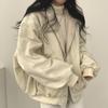 Winter Coat Female Plush Thick Jacket Women Coats Double-sided Lamb Wool Cotton Overcoat Korean Solid Loose Hooded Outerwears