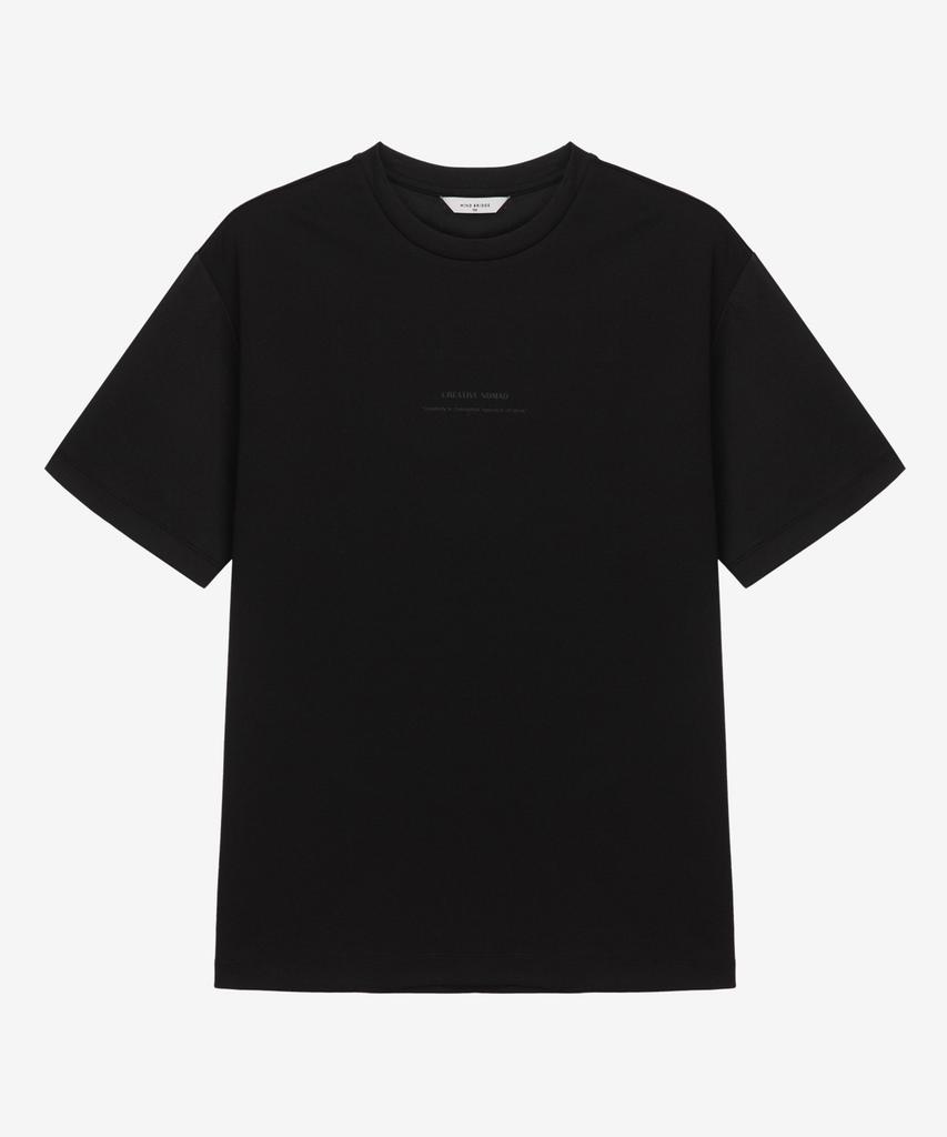 MINDBRIDGE Supima_Lettering Semi-Oversized T-Shirt - 2 Colors Myts3101