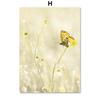 Sunflower Daisy Lemon Tree Car Butterfly Wall Art Canvas Painting Nordic Posters And Prints Wall Pictures For Living Room Decor