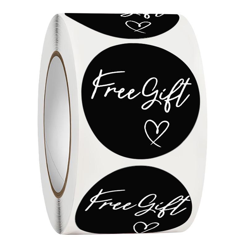 500-Roll  Thank You  Round Self-Adhesive Gift Stickers
