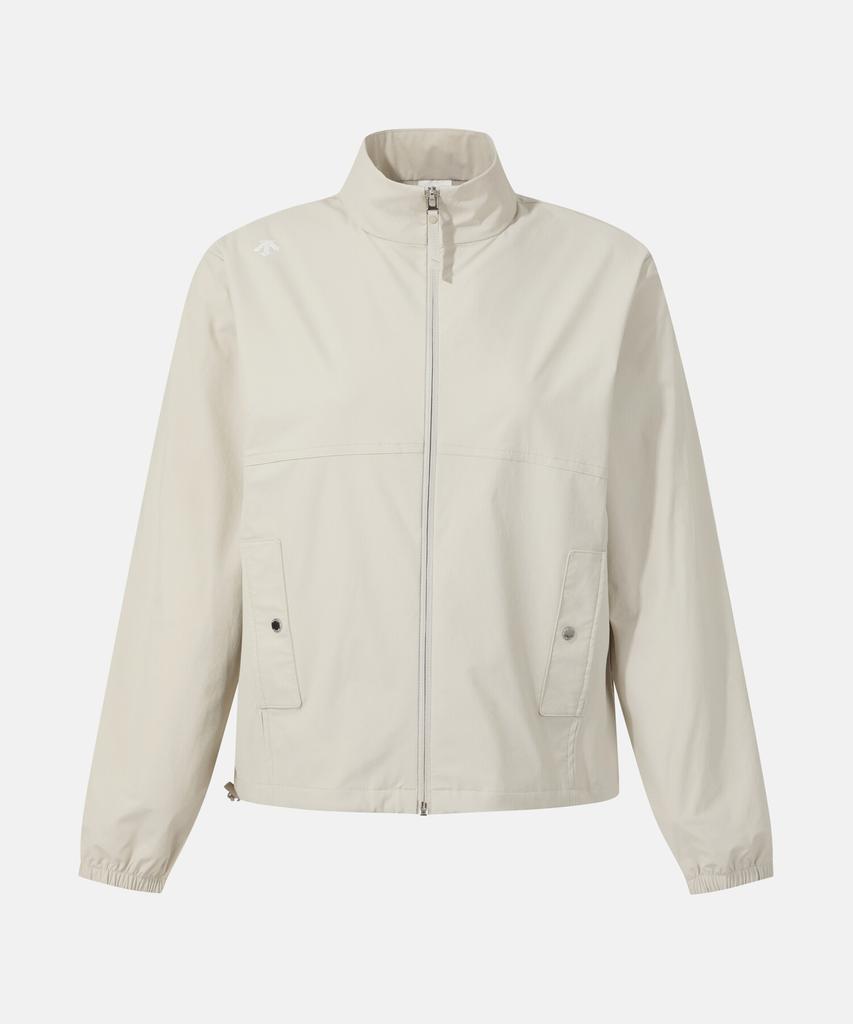 Descente Women'S Lined Woven Jacket Beige Sr122Pwt11