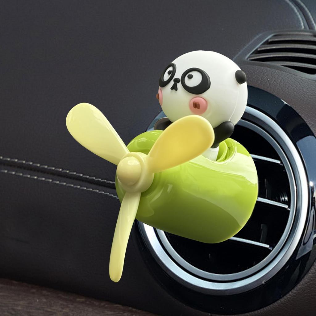 Car Air Freshener Cartoon Panda Pilot Car Air Fresheners Aromatherapy Fragrance Perfume for Outlet Decoration Vehicle Interior