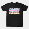 Men Black Print T-shirt The Office, Dinkin Flicka No-Cut Transfer Paper Print Cotton Tshirt