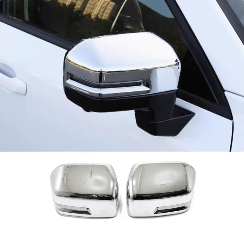For GMW Haval H3 2024 2025 ABS Chrome black Exterior Rearview cover Side Mirror Rain Eyebrow cover Decorative Car Accessories