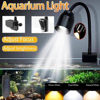 USB Aquarium Light Lighting Plants Grow Light Super Slim LED 3W Aquatic Plant Lighting Waterproof Clip-on Lamp For Fish Tank