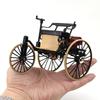 1:12 Scale Retro Alloy Tricycle Model Car, Collectible Gift Adult Toy Display, Alloy Material Fine Craftsmanship