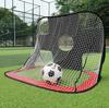 Children's soccer goal, portable, self-folding target mat, 2 in 1
