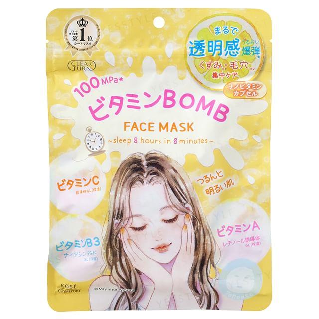 Kose - Clear Turn Vitamin Bomb Face Mask 7 pcs