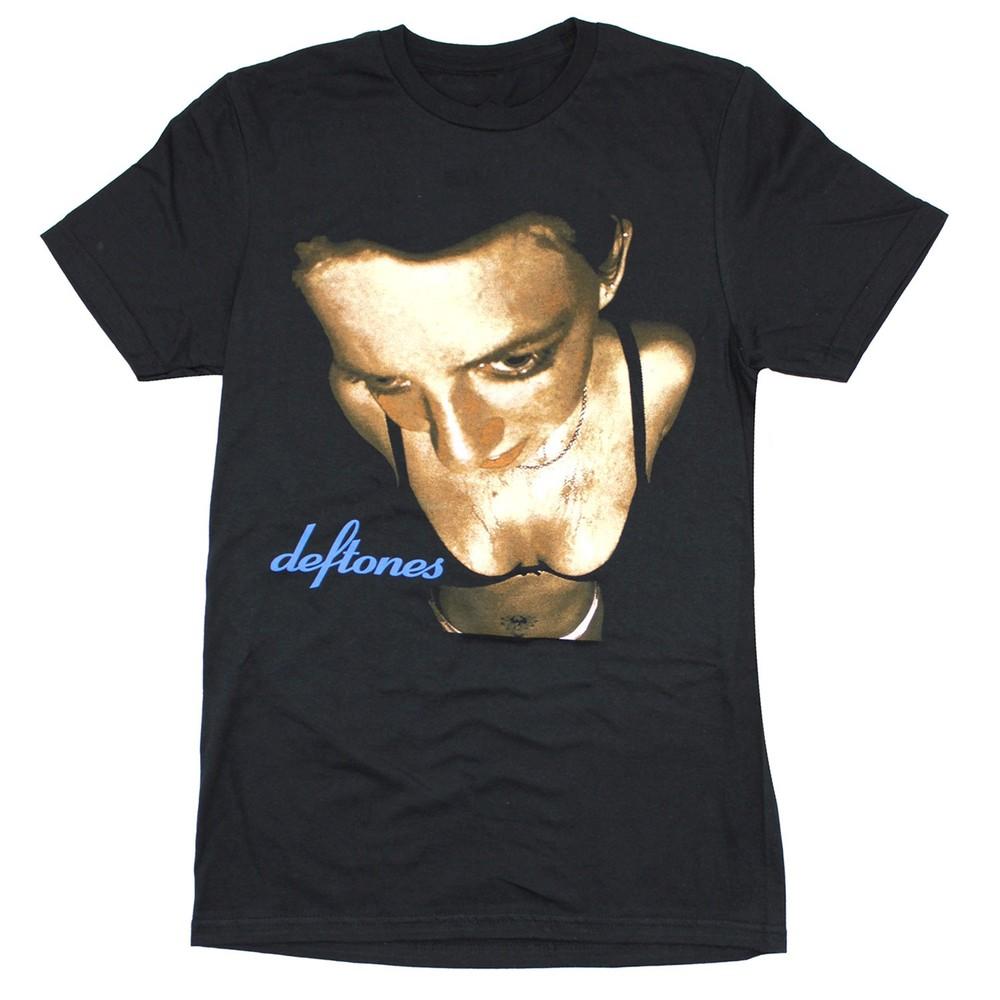 

Мужская футболка Deftones Around The Fur облегающего кроя Черная S
