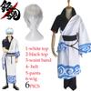Anime Gintama Cosplay Kostýmy Sakata Gintoki Cosplay Kostým Kimono Halloween Karnevalová Párty Stříbrná Duše Cosplay Kostým Paruky