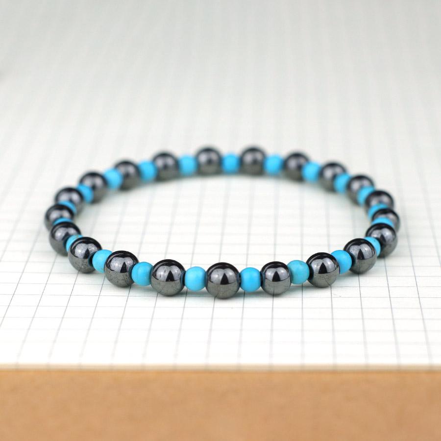 Noter 7 Types Of Stone Bracelets Men Tiger Eyes Lava Howlite Beads Hematite Meditation Healing Braslet Boyfriend Wrist Jewelry