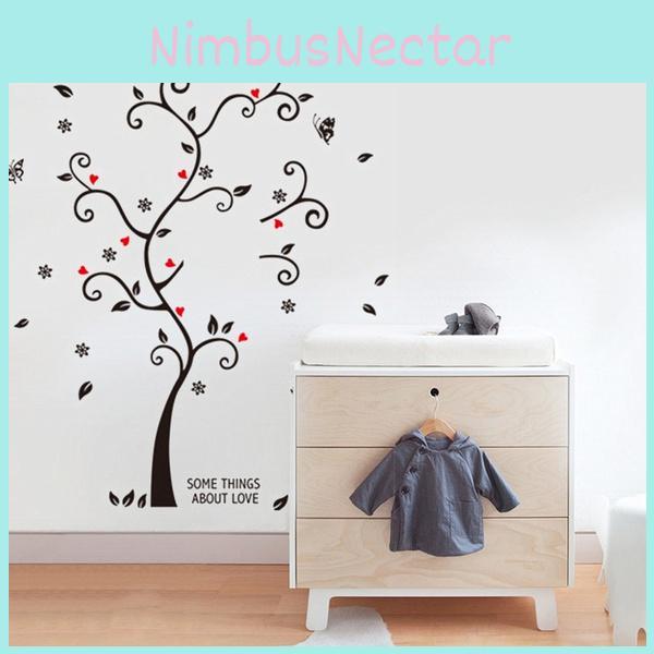 Beautiful Frame Tree Wall Stickers Exquisite Vinyl Decor For Enchanting Home Atmosphere
