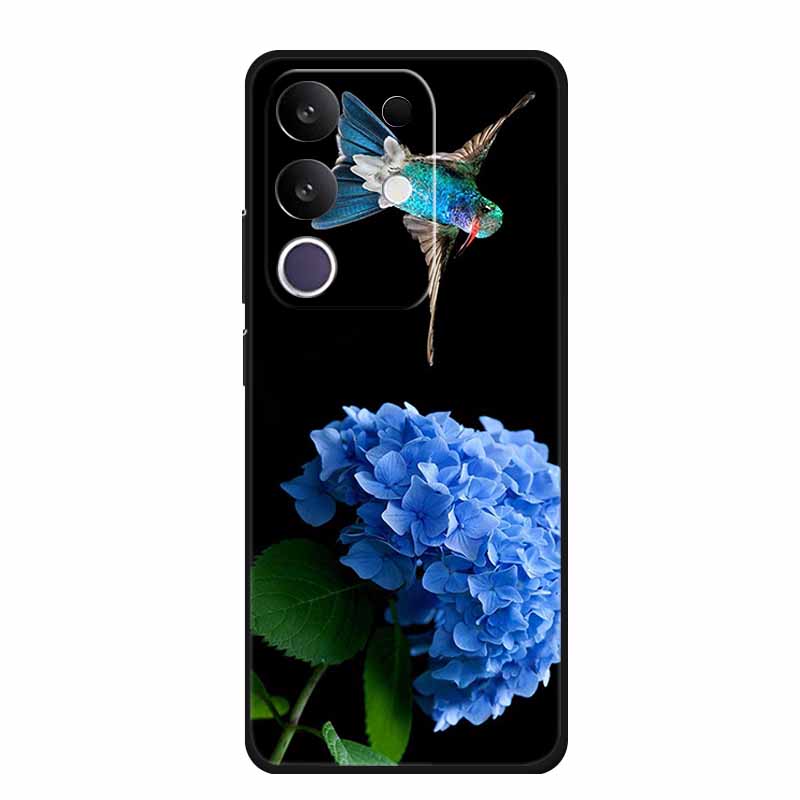 Phone Case For Vivo T4x 5G Y300T 2025 Case 6.72" Black Silicone TPU Soft Back Cover For Vivo Y29 4G Cases Y 29 Coque Funda Para