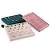 Vasso Organizer Portagioie in Velluto Impilabile per Cassetto Porta Anelli Espositore Porta Orecchini Braccialetti Collane