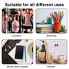 Stackable Desk Organizer Storage Box with Handle Large Capacity Multiple Compartments Pencil Holder Caddy Organizer