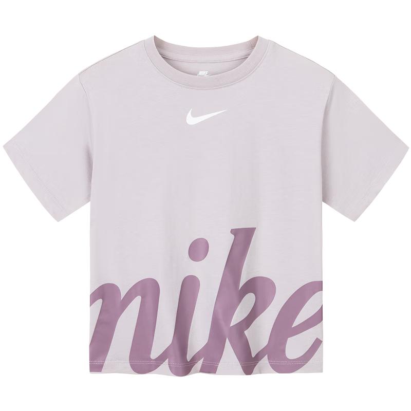 Nike Girls  Pure Cotton Short Sleeve T-Shirt 110/52(4)