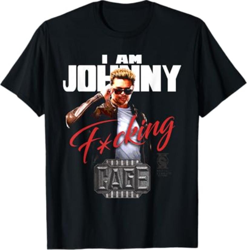 Mortal Kombat 2 I Am Johnny Cage T-Shirt S разноцветный