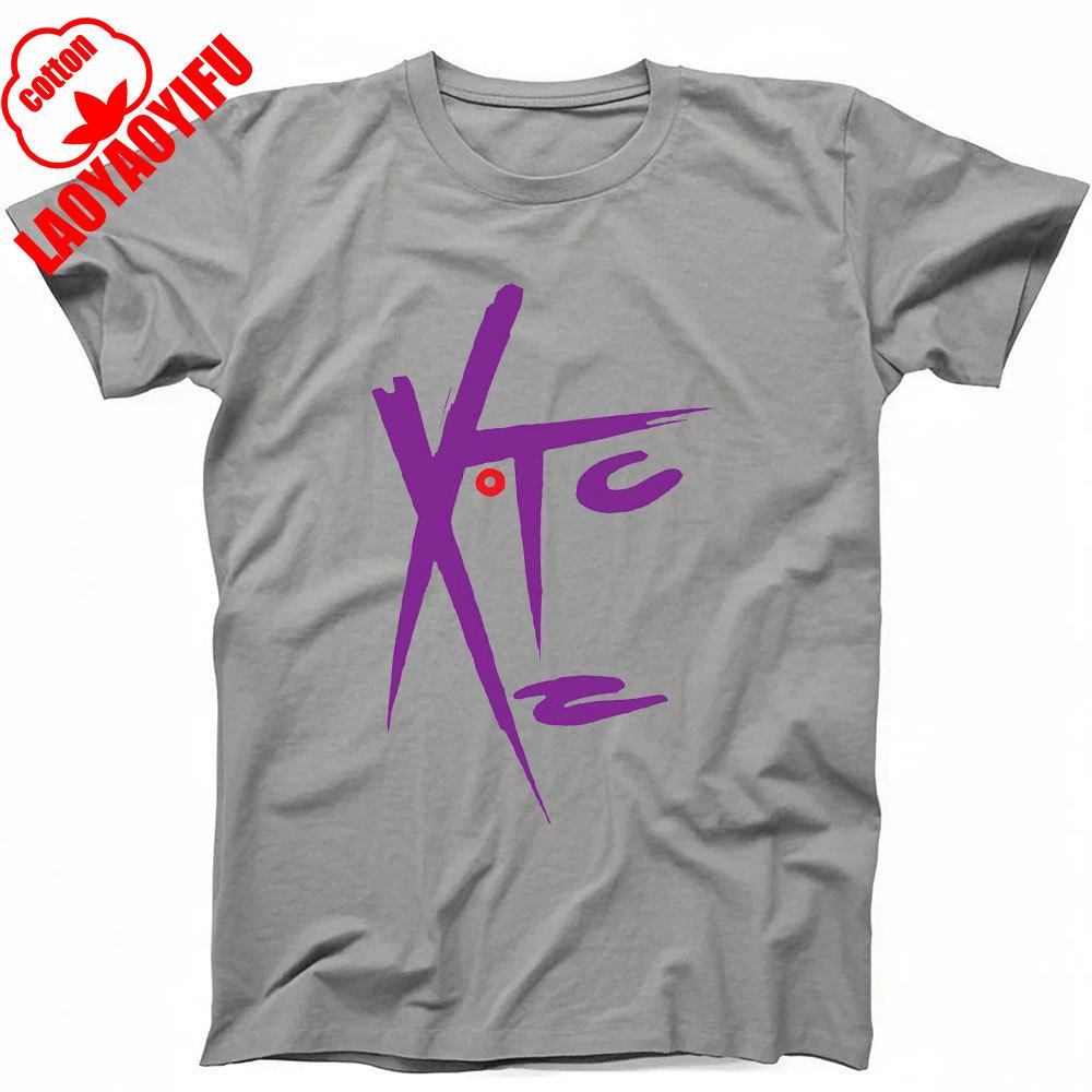 XTC Drums and Wires New Wave Rock Music Gift Black T Shirt Fashionable and Casual Combed Cotton Short Sleeved Round Neck T-shirt