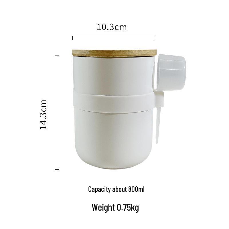 Nordic Ceramic Grain and Cereal Kitchen Storage Jar