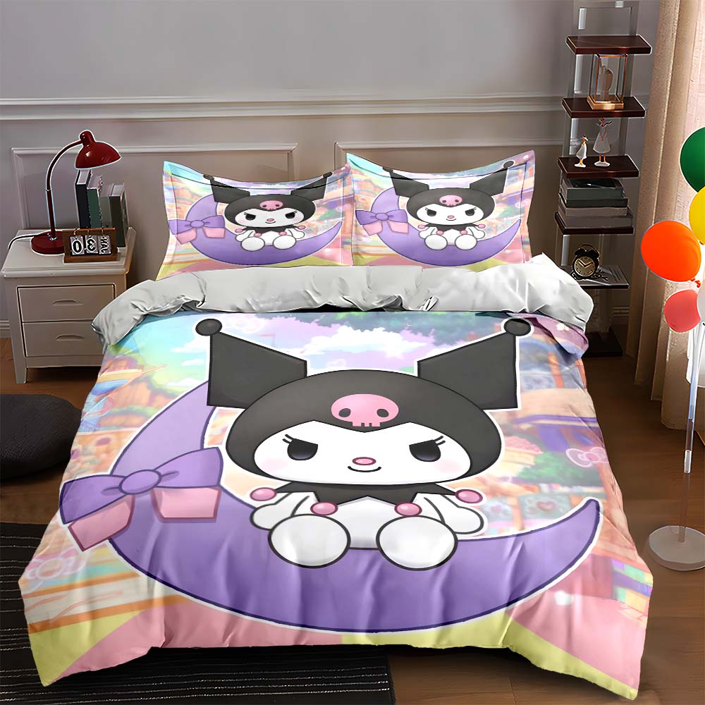 

Character on moon Bedding Duvet cover sets Duvet covers Pillowcases gifts (1 * Duvet Cover 2 * Pillowcases, without duvet insert) 135x200cm