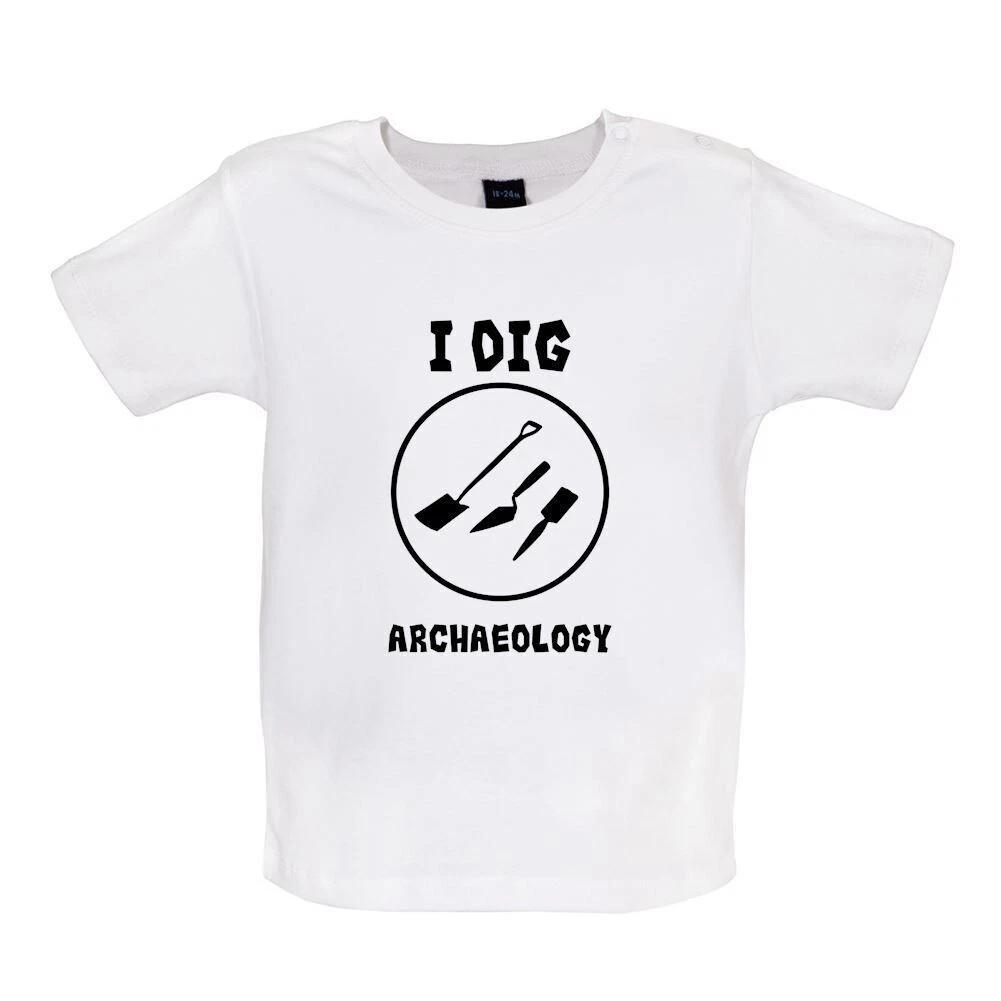 

I Dig Archaeology - Child Baby Kids Boys Girls Unisex T-Shirt / Bodysuit - Equipt Archaeologist History 150