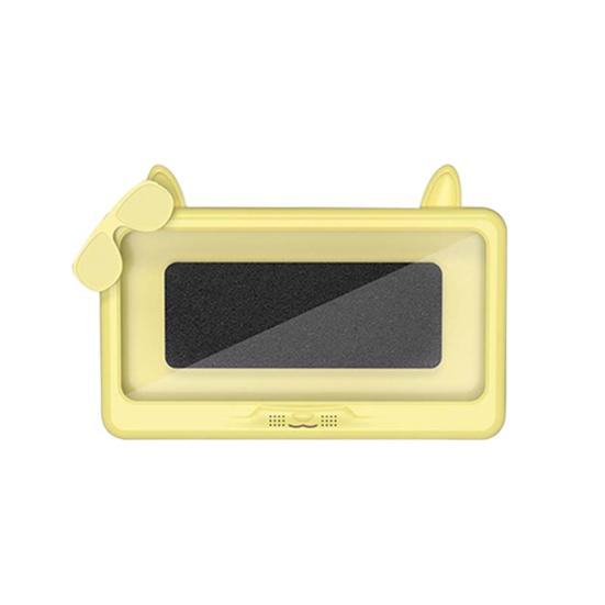 

Водонепроницаемый сенсорный экран, противотуманный чехол для телефона для душа, купания, настенный самоклеящийся, с вращением на 360 градусов, противоскользящий уплотнительный чехол для телефона жёлтый