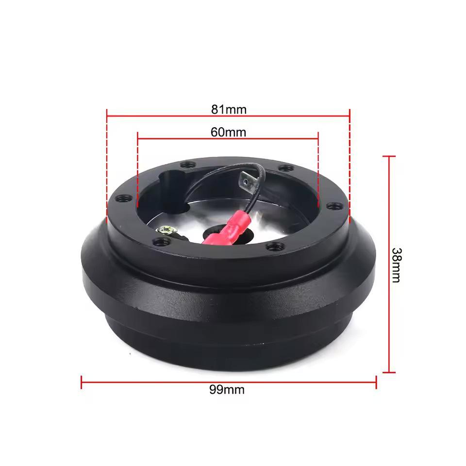 Cross Car Steering Wheel Adapter for Honda Accord/Civic/CRX & Acura 190H.