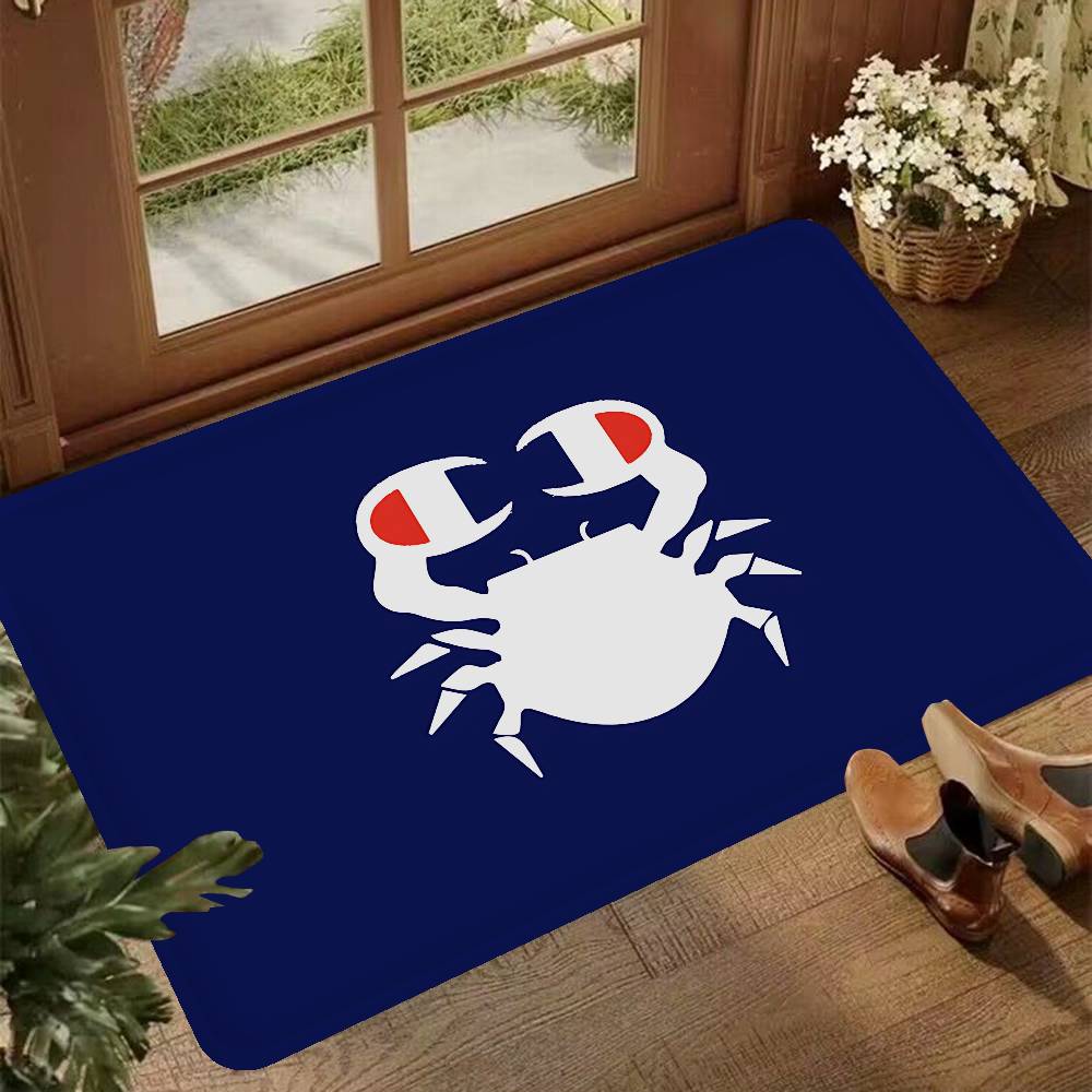 C-Champion brand logo Floor Mat Rectangle Anti-slip Home Soft Badmat Front Door Indoor Outdoor Mat el Decor Mat